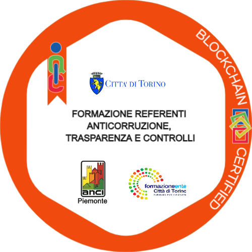 FORMAZIONE REFERENTI ANTICORRUZIONE, TRASPARENZA E CONTROLLI